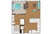 Main Street Flats 1x1 R Floor Plan Main Street Flats 1x1 R Floor Plan